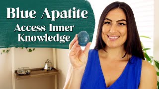 Blue Apatite Crystal Meaning  Unlock Your Karma [upl. by Osei203]