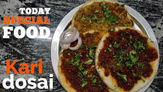 KARI DOSAI  3 Varieties  Madurai special  South Indian recipe [upl. by Yovonnda]