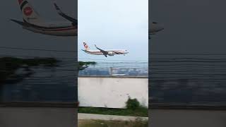 বাংলাদেশ বিমানের ফ্লাইট নামার দৃশ্য bd dac airplane উরোজাহাজ [upl. by Joliet]