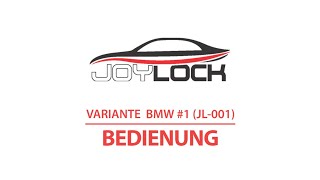 JoyLock  Bedienung Variante BMW 1 JoystickAutomatikSchaltsperre für BMW [upl. by Ellimac]