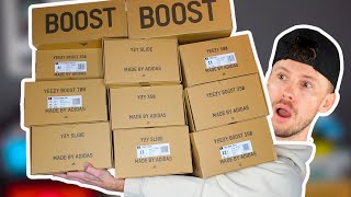 I Bought EVERY YEEZY Unboxing and OnFoot from Yeezy DAY [upl. by Lilas]