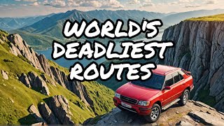 Most Dangerous Roads in the World  Insane Driving on Cliff [upl. by Blader28]