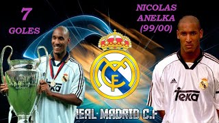 🇫🇷NICOLÁS ANELKA SUS 7 ⚽GOLES OFICIALES EN EL REAL MADRID 9900 [upl. by Kcirrem]