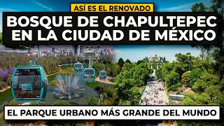 Así es el Renovado Bosque de Chapultepec en CDMX El Parque Natural y Cultural Más Grande del Mundoquot [upl. by Eneli]