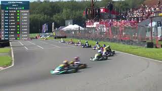 Iame BENELUX Round 5 X30 Mini Rookie Heat 1 [upl. by Nezah879]