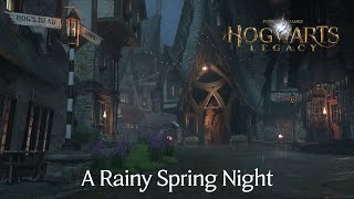 Hogwarts Legacy  LHéritage de Poudlard  Nuit de Printemps Pluvieuse ASMR [upl. by Tish]