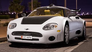 Modified Matte White Spyker C8 Laviolette [upl. by Ennael69]