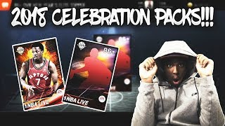 87 OVR ELITE PULL MASSIVE NBA LIVE MOBILE 2018 CELEBRATION PACK OPENING [upl. by Trebloc]