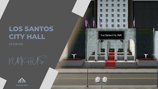 SAMP Los Santos City Hall Exterior  WhiteArch GTA SAMP Mapping [upl. by Row436]