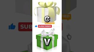 Choose gift box try your lock C OR V chooseyour danishyt [upl. by Aicirtel436]