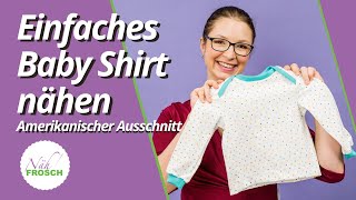 Baby Shirt nähen  Nähanleitung Schnittmuster KERDIL [upl. by Brier]