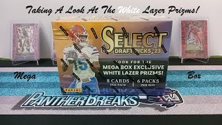 2023 Select Draft Picks Football Mega Box Target Exclusive White Lazer Prizms 🤍 [upl. by Sharpe]