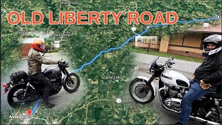 Doug is Back Old Liberty Road on TWO Triumph Bonneville T120s [upl. by Anelagna]