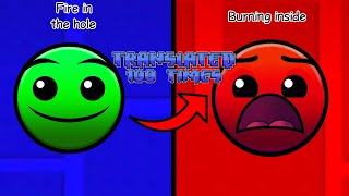 I translated Lobotomy 100 times Geometry Dash [upl. by Aneehsak]