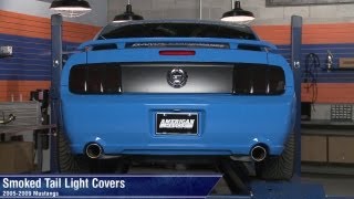 Mustang Smoked Tail Light Covers 0509 All Review [upl. by Doro]