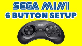 ENHANCE Your SEGA GENESIS MINI with 6 BUTTONS Setup in Retroarch [upl. by Ardnot]