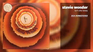 Stevie Wonder  Isnt She Lovely 2024 Remastered [upl. by Tayib139]