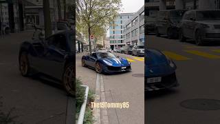 Beautiful 488 Pista from gtoscud in Zürich 💙🤍 shorts automobile youtubeshorts cartok [upl. by Lilly]