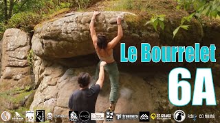 Le Bourrelet 6A  Fontainebleau Boulder  Sector Rocher Gréau [upl. by Lewes961]