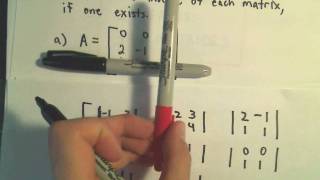 Finding the Inverse of a 3 x 3 Matrix using Determinants and Cofactors  Example 1 [upl. by Rock]