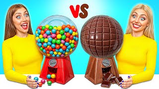 Défi Chocolat vs Réalité Nourriture  Guerre de Cuisine par Choco DO [upl. by Eiboj]