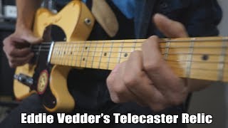 Eddie Vedders Telecaster Relic for Pearl Damn [upl. by Atterual]