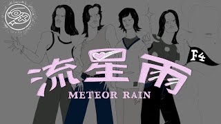 F4  流星雨｜動畫歌詞Lyric Video「陪你去看流星雨 落在這地球上」 [upl. by Kalindi]