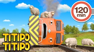 TITIPO TITIPO🚂  BEST Episodes Compilation 4  Hindi Cartoons  टीटीपो टीटीपो हिंदी [upl. by Naahs]