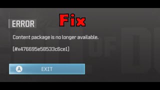 Fix Black Ops 6 Error Content Package Is No Longer Available On Xbox [upl. by Malone280]