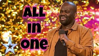 Daliso Chaponda  3rd Place  Full Auditions  Britains Got Talent 2017  Plus results [upl. by Gnoc]