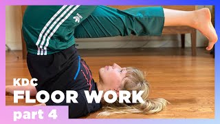 Contemporary Dance Class Floor Work Basics  Part 4 [upl. by Wojcik]