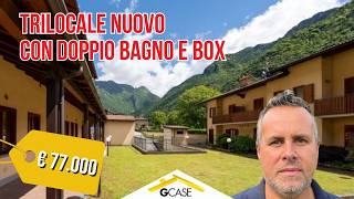 DIRETTA da nuovo Trilocale doppio bagno box ad Ardesio Bg mq 80 utili a 77000 euro [upl. by Shoshanna]