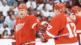 2002 Stanley Cup Final Highlights Game 3 Detroit Red Wings  Carolina Hurricanes [upl. by Akihsar]