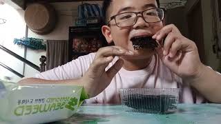 mukbang part 1 seaweed snacks and chips mukbang [upl. by Nenad]