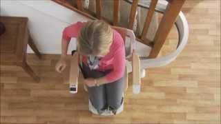 Acorn 180 Curved Stairlift Demonstration [upl. by Mian]