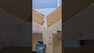 Strong Wooden Beam Angle Braces Tips Should Learn howto diy woodworking shorts tutorial [upl. by Bergeman]