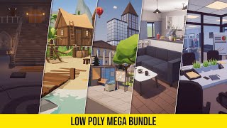 Low Poly Mega Bundle by JustCreate 3D Unity Asset [upl. by Nyrret]