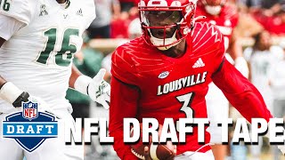 Malik Cunningham NFL Draft Tape  Louisville QB [upl. by Ydoow]