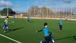 23년 12월 7일 Madrid ESEI Cup 남양주블루윙즈U12 vs Acatec spain 11인제 전반전 [upl. by Dnomhcir]