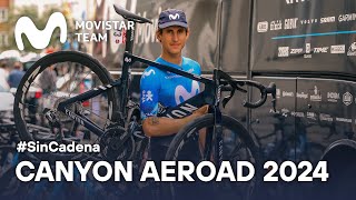 SinCadena Así es la nueva CanyonBicycles Aeroad 2024  Movistar Team [upl. by Tatum]