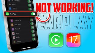 Fix CarPlay Not Working on iPhone iOS 17 Update [upl. by Haissi]