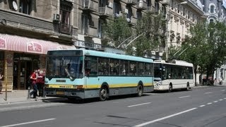 Bucharest trolleybus  Troleibuze Bucuresti [upl. by Lark]