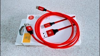 Baseus TypeC Quick Charge Cable 3A 120CM [upl. by Saihttam]