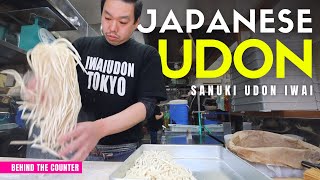 Behind the Counter at a local Japanese Udon Noodle Restaurant [upl. by Ahtela]