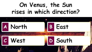 Solar System Quiz  Part 310  12 Questions  Space Quiz  Astronomy [upl. by Ethe]