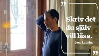 Jens Lapidus om språk och skrivande i nya Språktidningen [upl. by Norek]