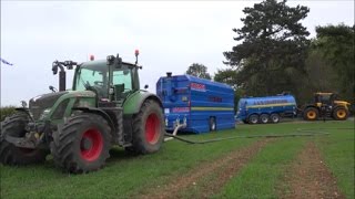 Spreading Digestate With AampR Cramphorn [upl. by Mollee]