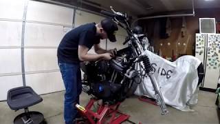 2002 Sportster Hammer Performance 1275 Kit Install [upl. by Llehsal855]