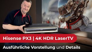 Hisense PX3  TriChroma RGB 4K UltraHD Laser TV  der kleinste RGB LaserProjektor von Hisense ist da [upl. by Isidor254]