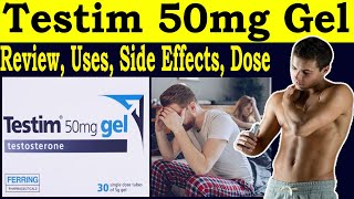 Testim Gel Reviews  Testosterone gel 50 mg uses Side Effects Dose Warning [upl. by Assilym]